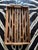 Mid-Century Modern Vintage 1970’s Large Oak Slat Tray With Handles For Sale - Image 3 of 17