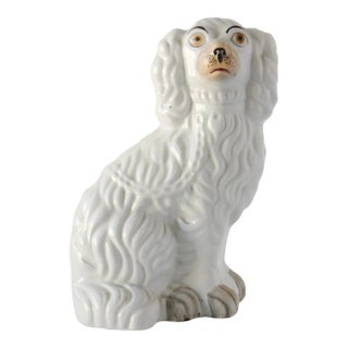 Antique Staffordshire King Charles Spaniel / Dog For Sale