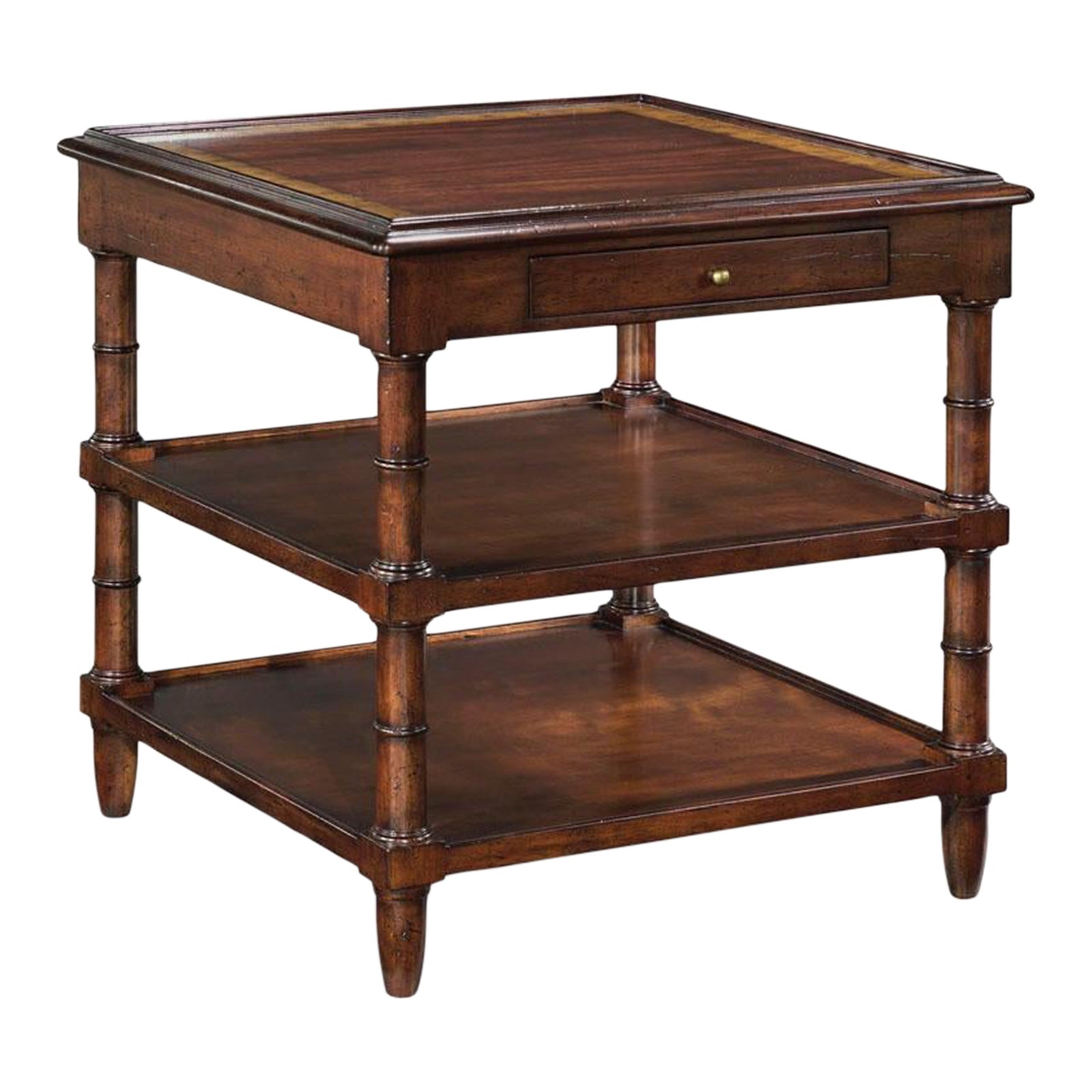 Woodbridge Furniture Regency Square Side Table Chairish
