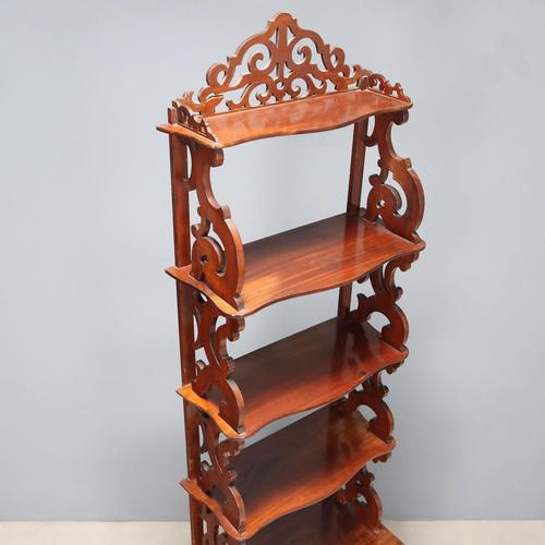 Mogano Shelf in Mahogany For Sale - Image 6 of 11