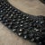 1930s Woven Jet-Black Faceted Crystals Italian Multi-Strand Necklace For Sale - Image 10 of 18