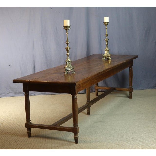 Antique Dining Table in Oak, 1890s For Sale - Image 6 of 12