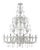 Chandelier with Curled Murano Glass Details by Simoeng For Sale