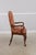 Pair of Henredon Mahogany Tapestry Upholstered Open Armchairs For Sale In Philadelphia - Image 6 of 17