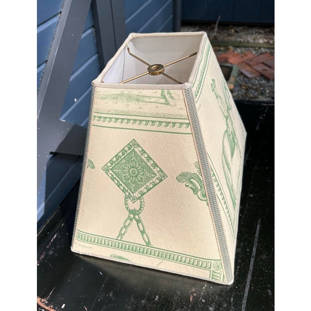 Equestrian Motif Lampshade For Sale In Philadelphia - Image 6 of 6
