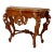Early 20th Century Heavily Carved Rococo Wood Console Table For Sale