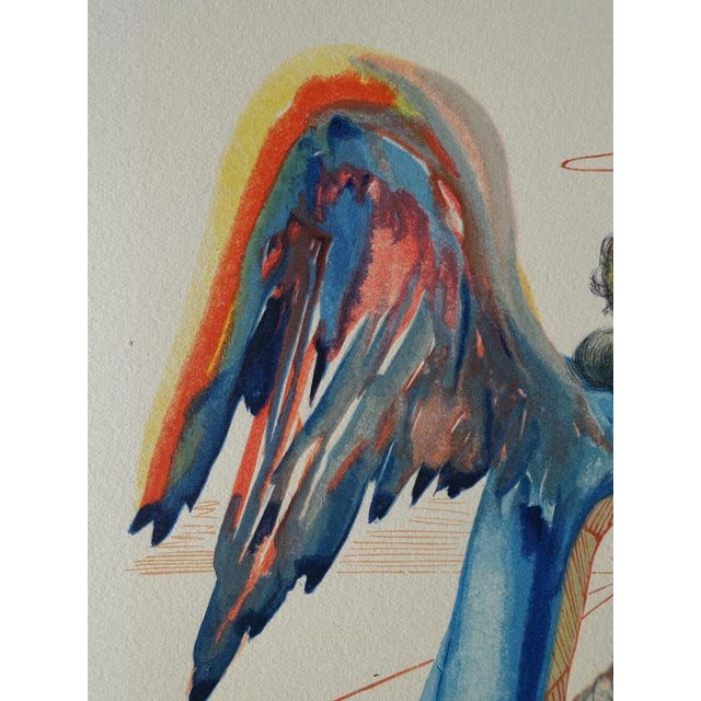 Salvador Dali, Dante Purified, Woodcut For Sale - Image 5 of 8