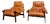 Lounge Chairs Modell MP-41 in Cognac Leder by Percival Lafer, Brazil, 1960s, Set of 2 For Sale