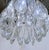 Vintage Crystal Prismatic Pendant Chandelier With Silver Frame For Sale - Image 4 of 7