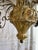 Monumental Italian Rococo Painted Wood & Wrought Iron 12-Light Chandelier For Sale - Image 10 of 14