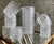 Excellent Pre-Owned Condition. Note: The set is crafted from acrylic polymer, not glass. Iconic Scandinavian crackled ice...