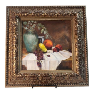 Gorgeous Original Still Life by Harriet Anne Curtis For Sale