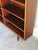 Wood Rosewood Bookcase Large Open Double Column Shelving Unit Vintage Denmark 1960s For Sale - Image 7 of 8
