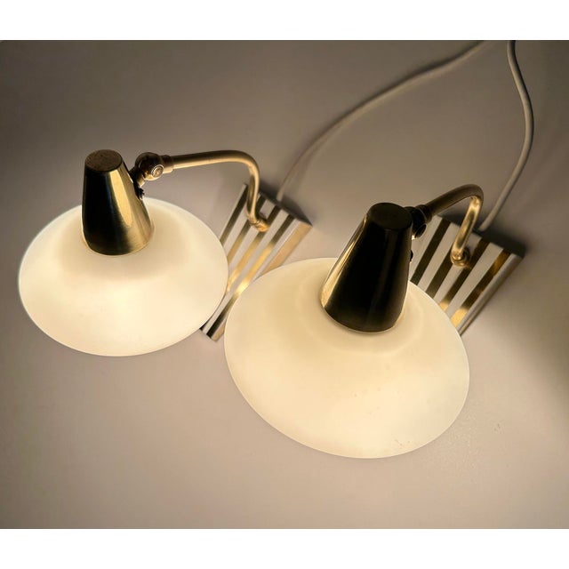 Vintage Bedside Table Lamps, 1950s, Set of 2 For Sale - Image 13 of 18
