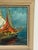 Late 20th Century J. Lamm Boats Seascape Oil Painting, Framed For Sale In San Francisco - Image 6 of 12