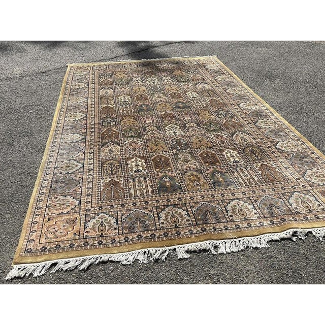 Large Country House Rug in Wool For Sale - Image 11 of 13