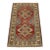 Kazak Rug 2’8” X 4’4” Red Wool Tribal Hand-Knotted Oriental Carpet For Sale