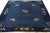 Chinoiserie Antique Blue Chinese Peking Rug - 04'00 X 05'09 For Sale - Image 3 of 9