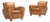 Pair of Art Deco French Leather Club Chairs For Sale