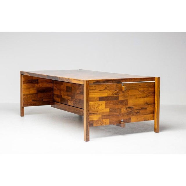 Large Jacaranda Desk by Jorge Zalszupin by Latelier San Paulo, 1960s For Sale - Image 11 of 18