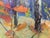 Impressionist 1970s Oil Painting Forest Landscape Gantman Moisey Faibovich For Sale - Image 3 of 11