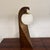 Mid-Century Modern Mid Century Modern Modeline Wave Table Lamp in Walnut and Brass For Sale - Image 3 of 7