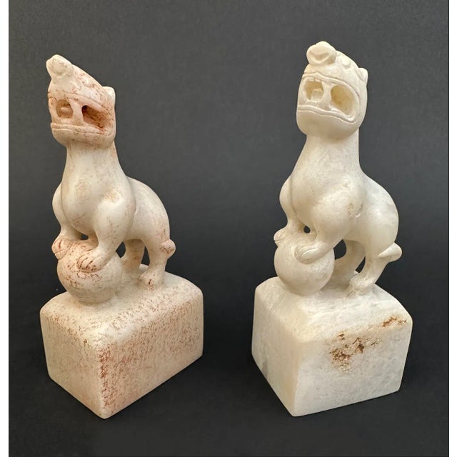 Early 20th Century Jade Foo Dog Sculpture For Sale - Image 11 of 11