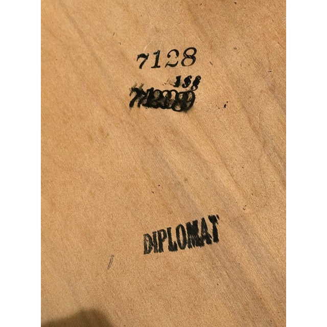 Vintage Brandt Diplomat Drum Table Mahogany Round End Table-Storage-Side-Accent For Sale - Image 11 of 12