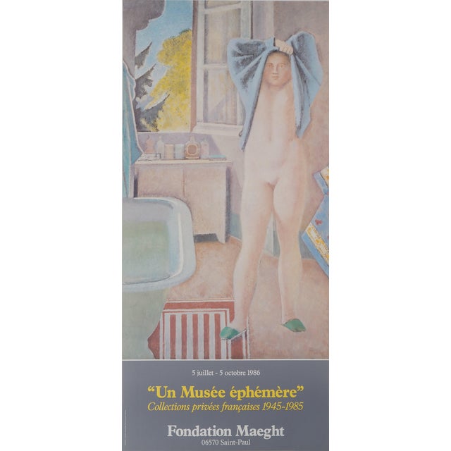 Femme Nue À La Toilette Nude Poster after Balthus For Sale