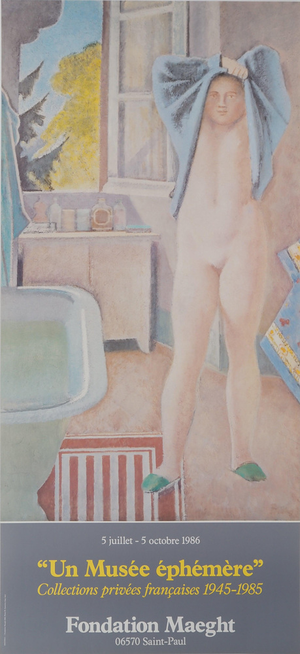 Femme Nue À La Toilette Nude Poster after Balthus