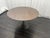 RH Aero Round Dining Table – 50" Brown Oak Top | Cast Iron Pedestal Base Open Box | Beautiful Condition | Sculptural...