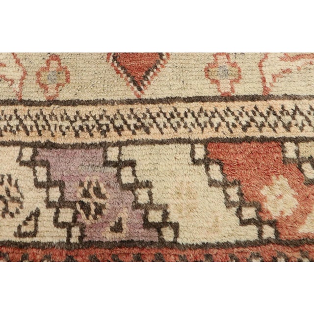 Vintage Turkish Oushak Rug - 03'04 X 06'08 For Sale - Image 4 of 9