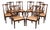 Henkel Harris Mahogany Set Of Eight Lyre Back Dining Chairs For Sale