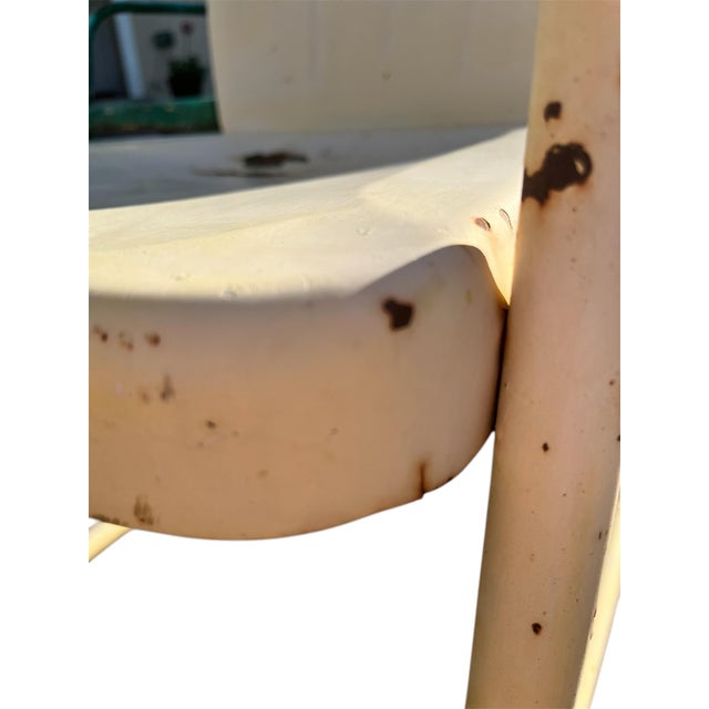 Vintage Metal Mid Century Rustic Chairs - Set of 2 For Sale - Image 6 of 11