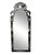 20th Century Chinoiserie Black & White Painted Tole Mirror For Sale - Image 9 of 9