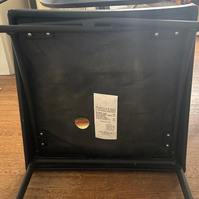 1990s Set of 4 Dakota Jackson Memphis Style Vik-Ter Chairs, Black For Sale In Seattle - Image 6 of 7