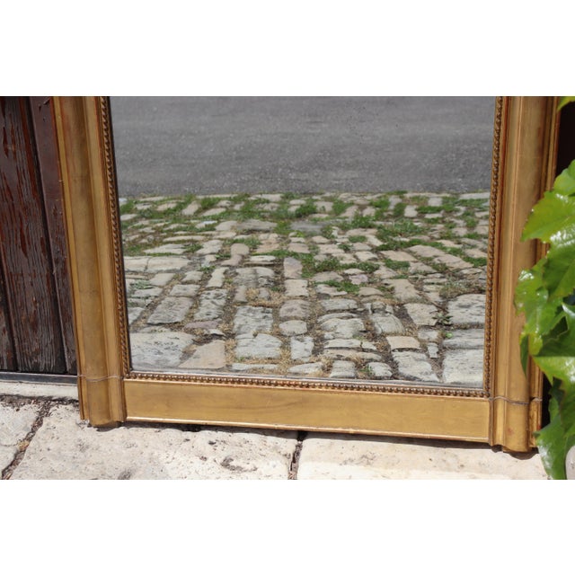 Louis Philippe Gold Mirror, 1850 For Sale - Image 6 of 7