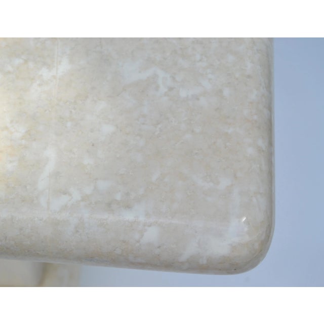 Karl Springer Style Faux Shagreen Rectangle Coffee Table Mid-Century Modern 1980 For Sale - Image 10 of 12