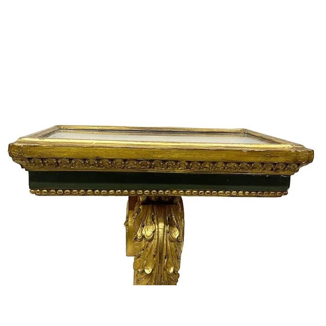 Wood Italian Console Tables on Cabriole Legs, 1800s, Set of 2 For Sale - Image 7 of 10