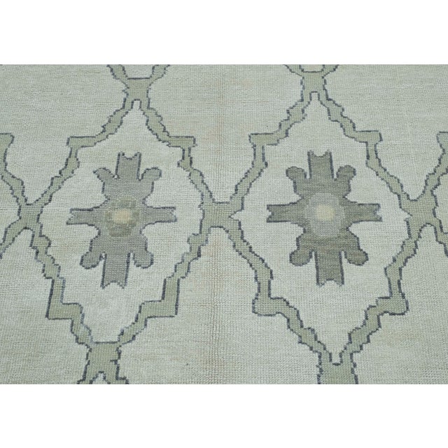 Turkish Oushak Rug 10'4" x 13'7" #18083 For Sale In Houston - Image 6 of 8