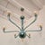 1980s 1980s Mid Century Modern Petrol Blue Murano Glass Chandelier For Sale - Image 5 of 11