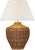 Transitional Marie Flanigan by Visual Comfort Signature Evie Large Table Lamp in Natural Wicker with Linen Shade For Sale - Image 3 of 3
