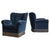 Sold and priced individually. A sculptural Danish lounge chair from the 1960s, retaining its original upholstery and...