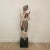 19th Century 19th Century Southeast Asian Tall Painted & Carved Wood Figure of a Man For Sale - Image 5 of 15