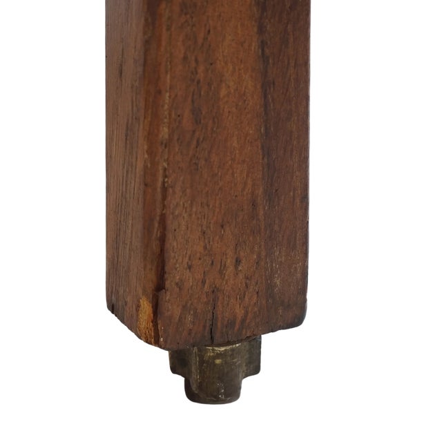 Midcentury Teak Rolling Bar Cart For Sale - Image 9 of 10