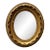 Antiqul Giltwood Mirror - Petite Oval For Sale