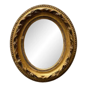 Giltwood Mirror Oval