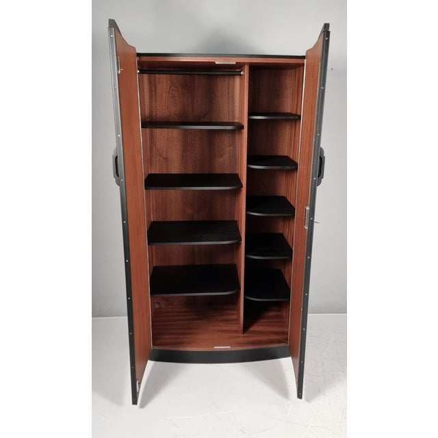 Art Deco Walnut Wardrobe by Jindrich Halabala, 1940s For Sale - Image 3 of 16