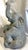 Gray Vintage Cast Elephant Statue For Sale - Image 8 of 12
