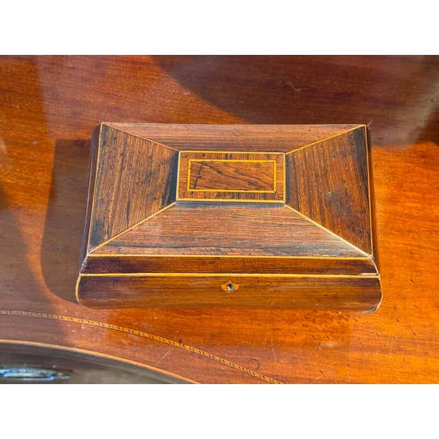 19th Century Sarcophagus Form Tea Caddy With Fitted Interior For Sale - Image 4 of 7